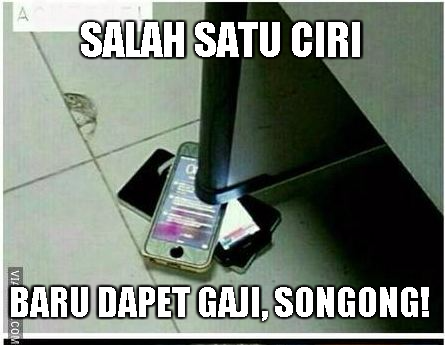 meme tanda-tanda udah gajian 1-11 © 2016 brilio.net