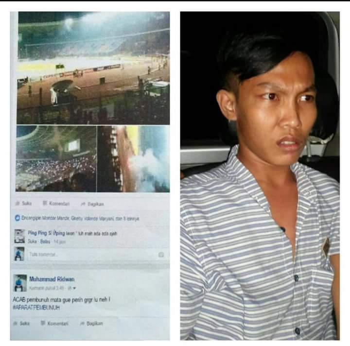 jakmania ketangkep  © 2016 brilio.net