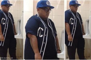 Foto Saykoji di toilet ini bikin ngakak guling-guling