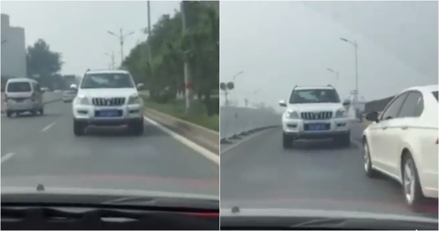 Mobil berjalan mundur ini gegerkan netizen, kok bisa?