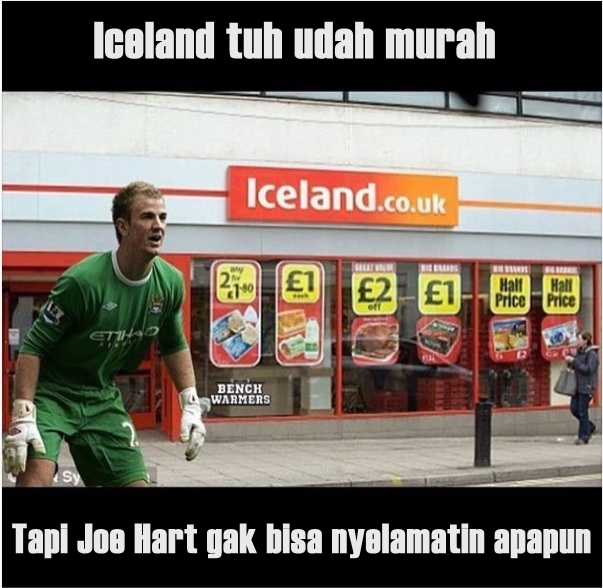 8 Meme kekonyolan Joe Hart ini bikin fans Inggris makin sedih