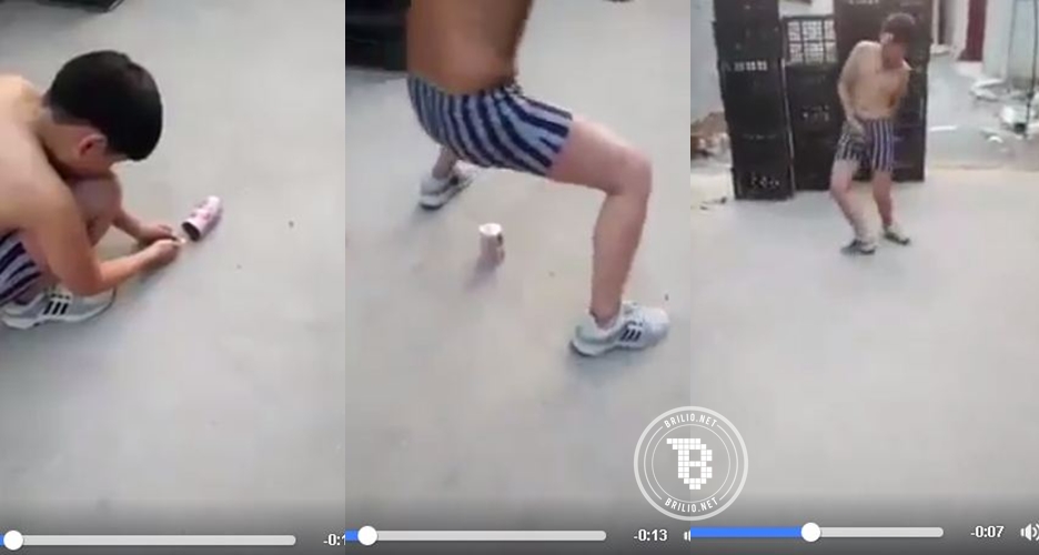 Jangan main petasan sembarangan, sakitnya tuh di sini!