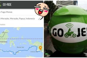 Ini tarif Gojek jika kamu pesan dari Jakarta ke Merauke, mau coba?