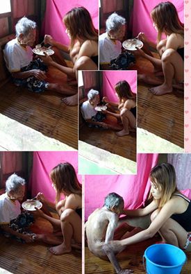 wanita rawat nenek © 2016 brilio.net