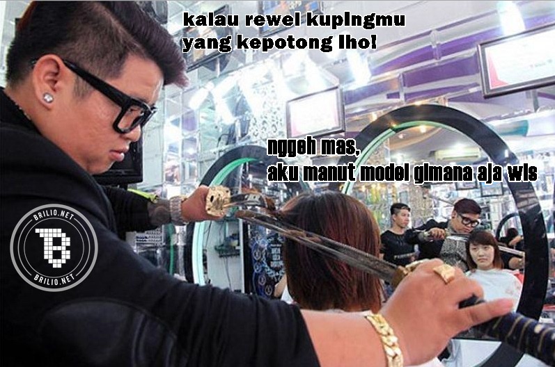 meme rambut  © 2016 brilio.net