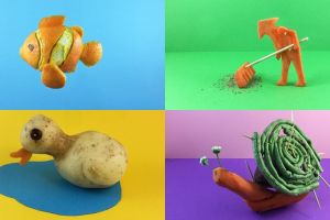 15 Karya minimalis yang unik dari sayur dan buah, keren!