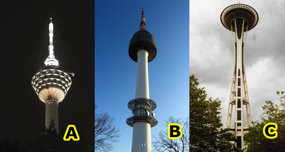 Sama-sama ramping & tinggi, tahukan kamu di mana 3 tower ini berada?
