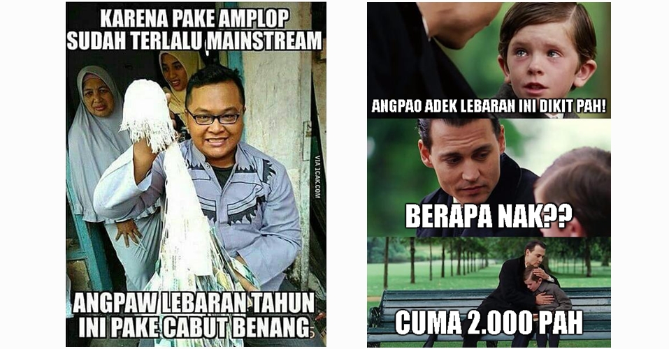 16 Meme 'angpao lebaran' ini bikin ketawa ngakak, dapat banyak nggak?