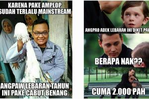 16 Meme 'angpao lebaran' ini bikin ketawa ngakak, dapat banyak nggak?