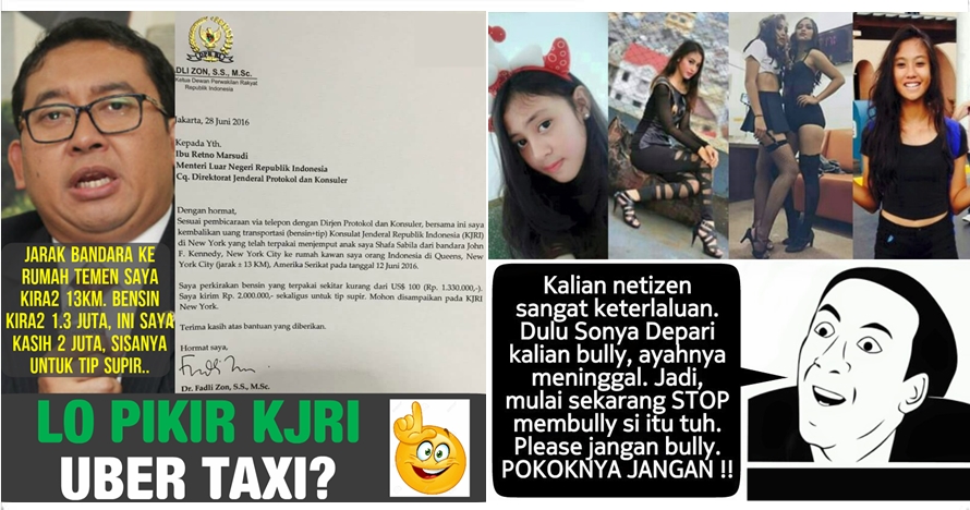 11 Meme lucu sindir Fadli Zon yang minta putrinya difasilitasi KJRI 