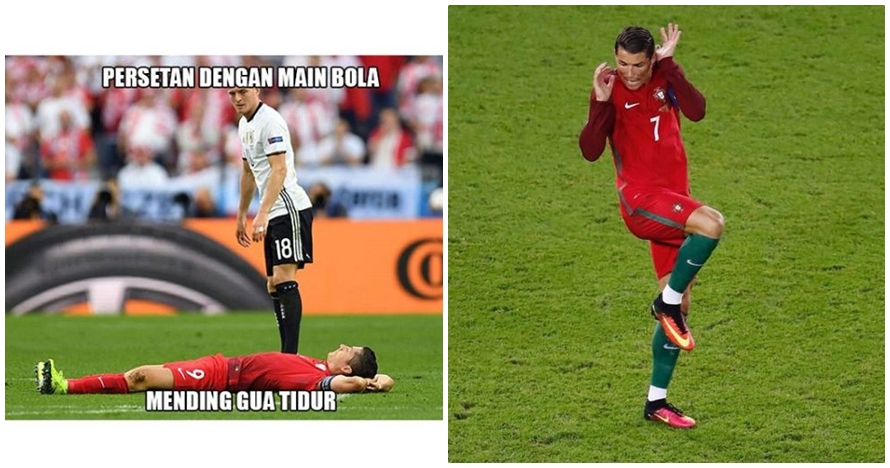 12 Aksi konyol bintang sepak bola Euro 2016 ini bikin kamu ngakak