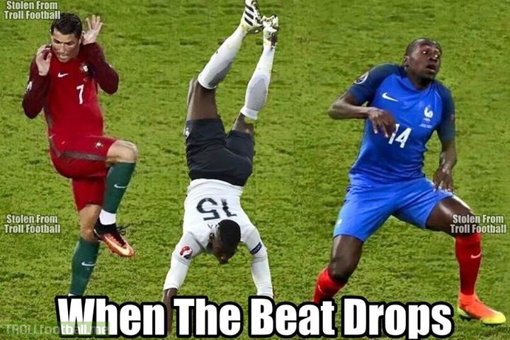 tingkah konyol para pemain euro © 2016 brilio.net