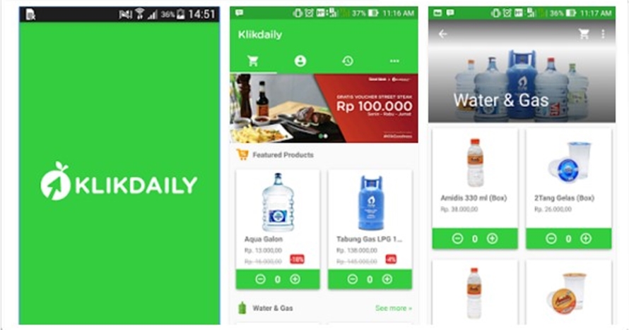 Kamu pusing ditinggal pembantu mudik? Pakai aplikasi klikdaily dong!