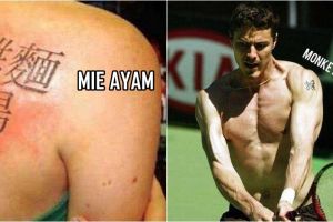 21 Tato berbahasa Mandarin ini punya arti absurd & asal-asalan, duh!