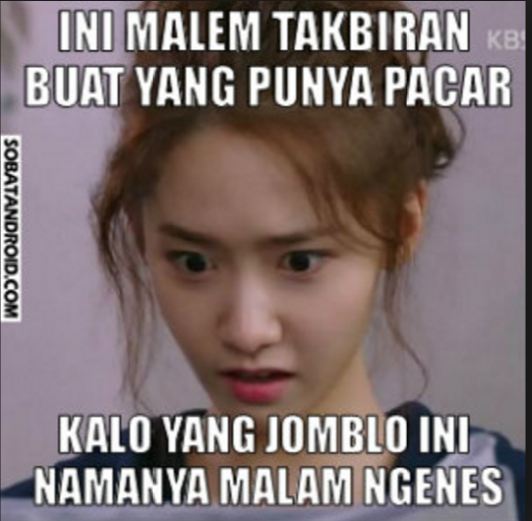 meme jomblo lebaran  © 2016 brilio.net