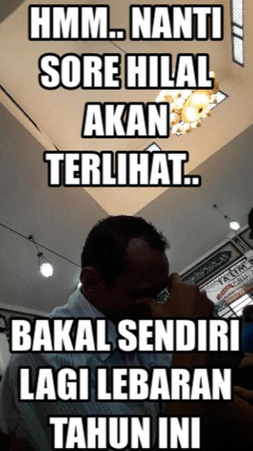 meme jomblo lebaran  © 2016 brilio.net