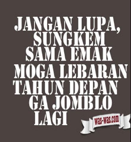 meme jomblo lebaran  © 2016 brilio.net