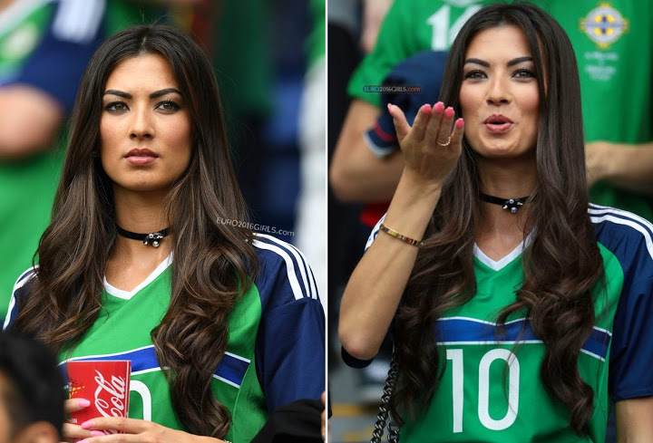 suporter cantik di euro © 2016 brilio.net