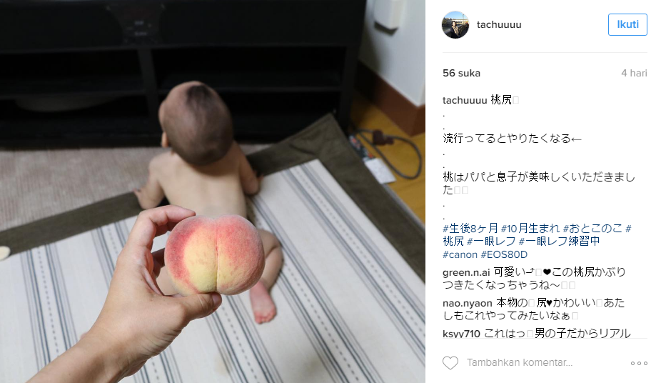 pantat peach bayi © 2016 brilio.net