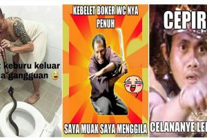 13 Meme 'momen kebelet boker' ini pasti bikin ngakak guling-guling