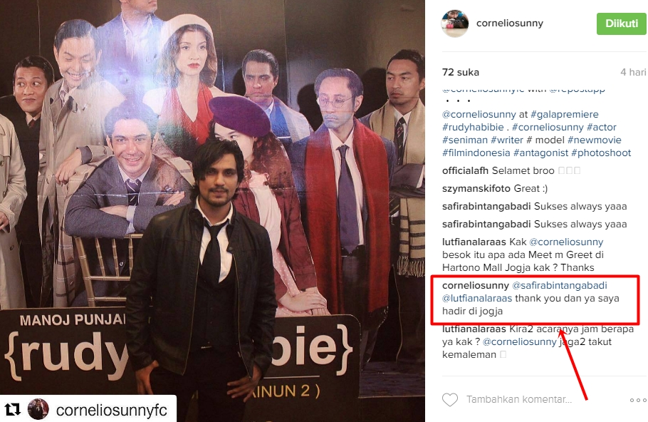 10 Fakta Cornelio Sunny, aktor blasteran Meksiko yang manly abis!