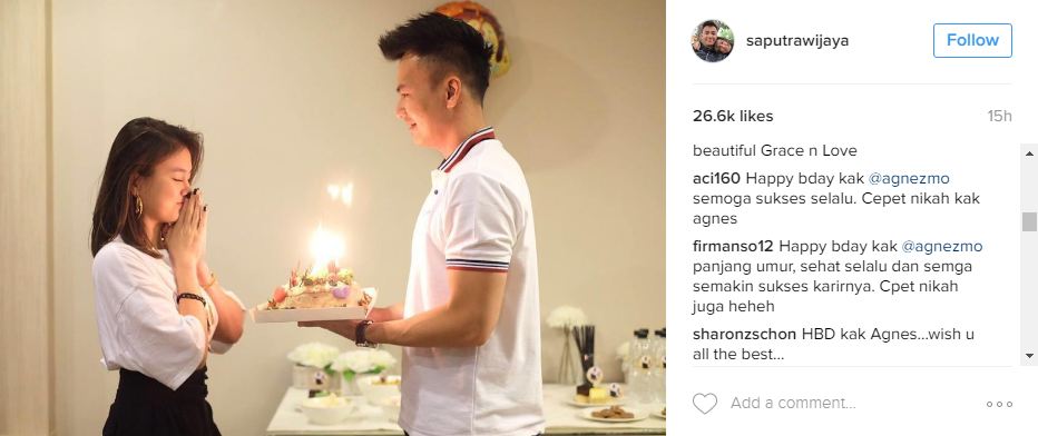Kado Wijaya buat Agnez ini so sweet, netizen pun doakan mereka nikah