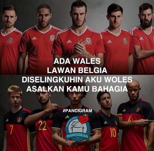  5 Meme Wales vs Belgia ini bikin baper deh, hayo ngalamin ya?