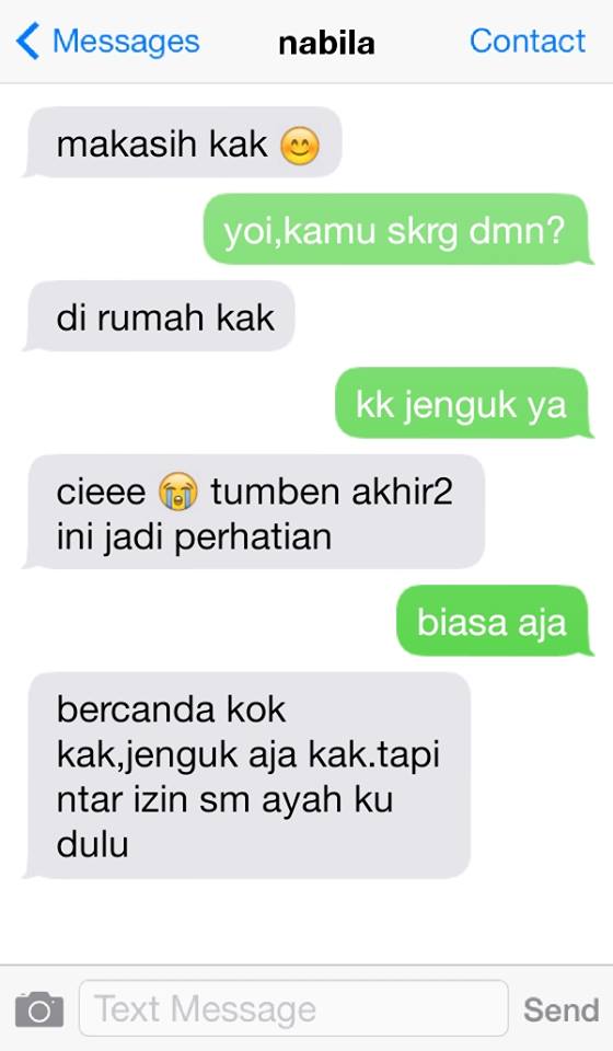 chat PDKT sama cowok cuek 1-23 © 2016 brilio.net