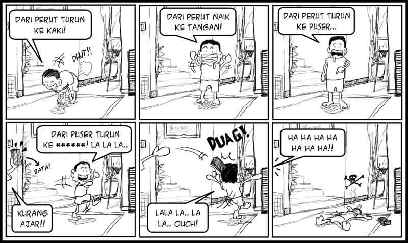 komik strip pelesetan iklan © 2016 brilio.net
