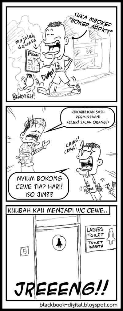 komik strip pelesetan iklan © 2016 brilio.net