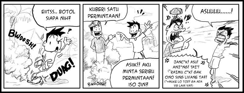 komik strip pelesetan iklan © 2016 brilio.net