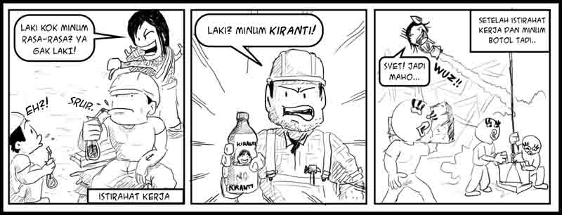 komik strip pelesetan iklan © 2016 brilio.net