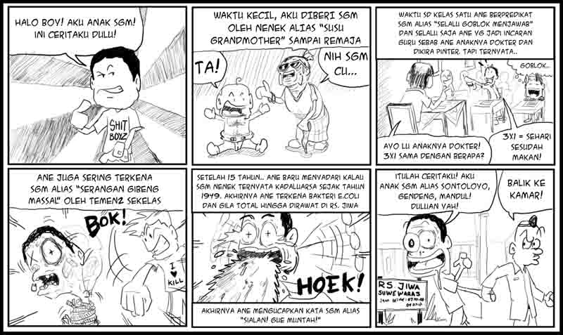 komik strip pelesetan iklan © 2016 brilio.net