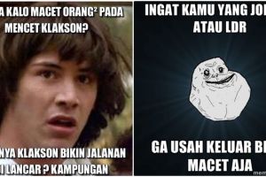 11 Meme macet yang bikin tetap ceria di jalanan yang padat, setuju?