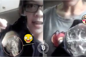 Cium bau busuk, cewek ini rusak bra miliknya dan kaget melihat isinya!