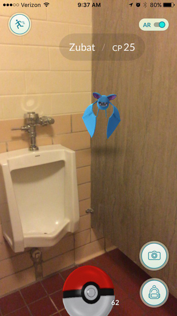 kemunculan pokemon di tempat yang tak wajar © 2016 brilio.net