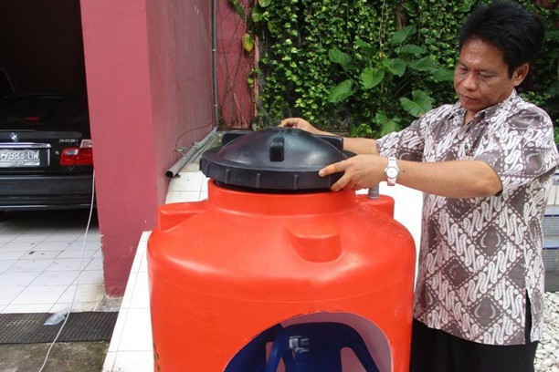 Gunakan penampung air, Budi ciptakan 'Bahtera Nuh' untuk tsunami