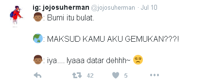 joke bumi datar © 2016 brilio.net joke bumi datar © 2016 brilio.net