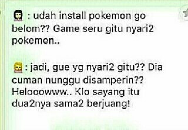 obrolan pemburu pokemon © 2016 brilio.net