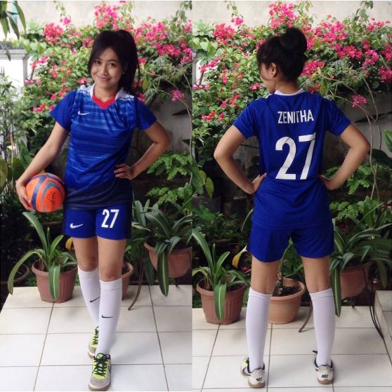 Zenitha, kiper futsal cantik yang bikin cowok nggak tega ngegolin
