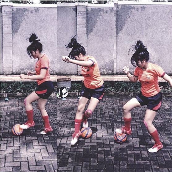 Zenitha, kiper futsal cantik yang bikin cowok nggak tega ngegolin