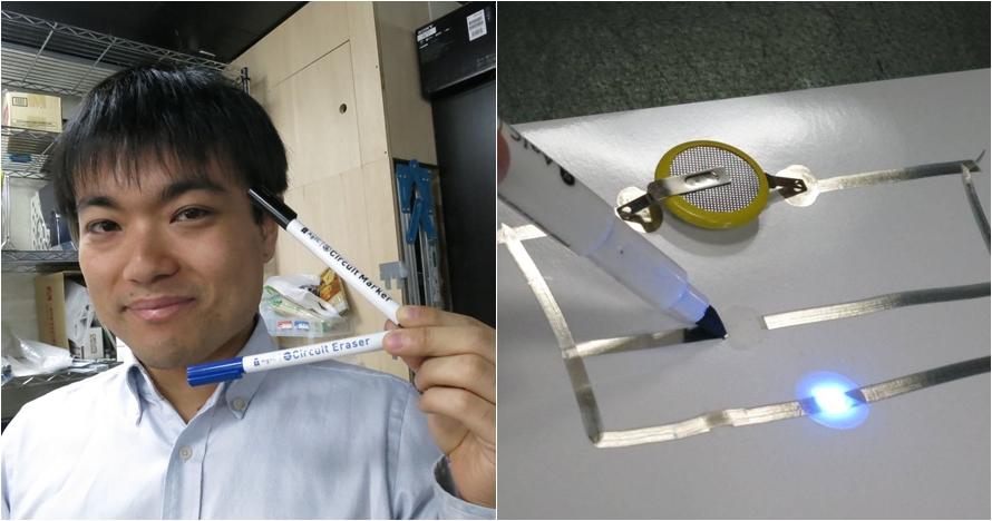 Tak cuma buat menulis, spidol ini bisa menjadi penghantar arus listrik
