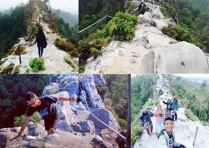 Batu Dinding Balikpapan, wisata hits yang mirip Tembok Besar China!