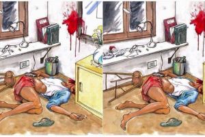 Coba tebak, gambar ini tunjukkan kasus pembunuhan atau bunuh diri?