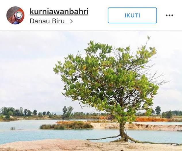 13 Foto pesona Danau Biru Pulau Bintan, keren banget!