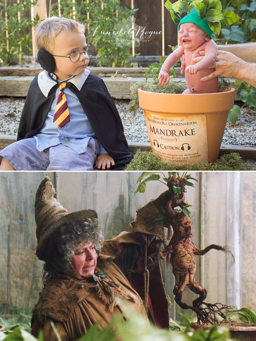 Lucunya pictorial bayi ala Harry Potter, pemotretannya di kuburan lho!