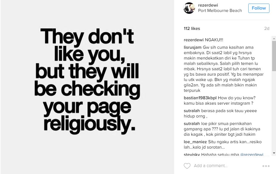 Dewi Rezer Australia  © 2016 brilio.net