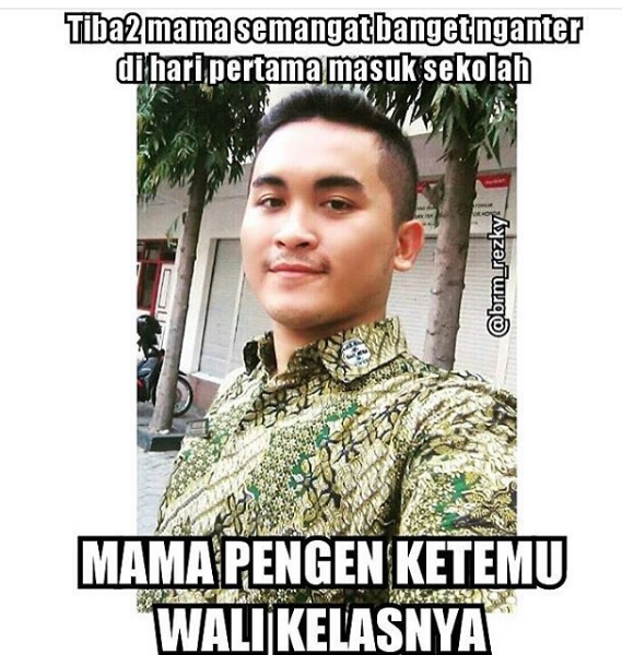meme ngebet antar anak © 2016 brilio.net