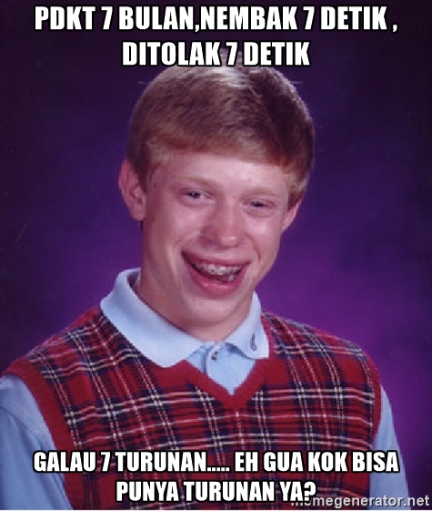 Meme Gue Turunan © 2016 brilio.net