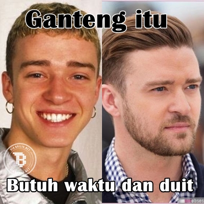 ganteng butuh waktu dan duit © 2016 brilio.net ganteng butuh waktu dan duit © 2016 brilio.net